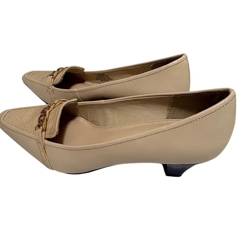 LifeStride Jarmin Beige Victory Heels  - Size 9